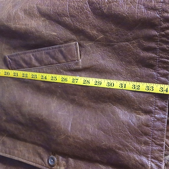 Vintage Gap Leather Coat - Picture 10 of 11